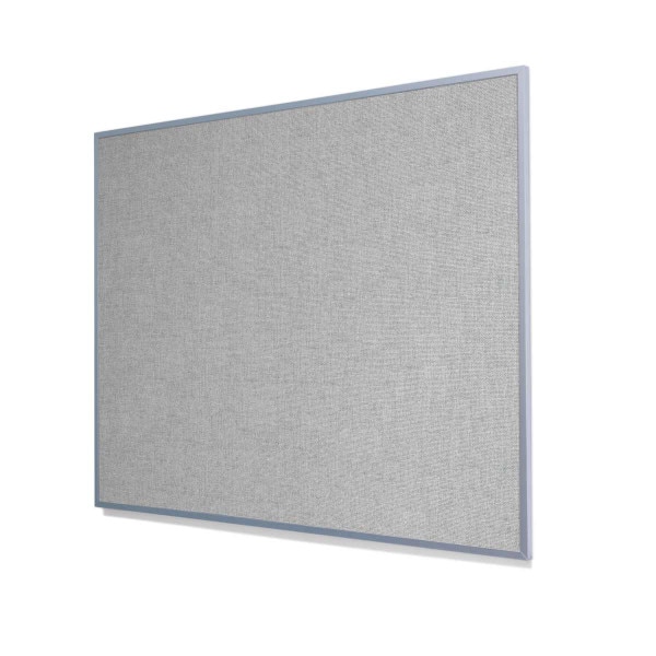 Guilford of Maine FR701 Silver Papier Cork Board with Narrow Light Aluminum Frame